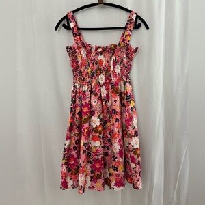 NWT Altar'd State Pink Floral Higgins Mini Dress Womens Size Medium